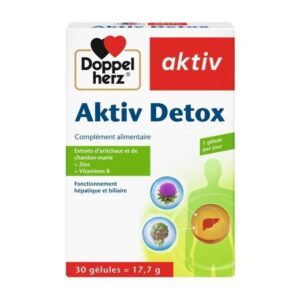 Doppelherz Aktiv detox complément alimentaire 30 gélule