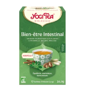 Yogi Tea – Infusion Bien-Être Intestinal (17 Sachets d’Infusion)