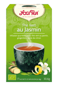 Yogi Tea – Thé Vert au Jasmin (17 Sachets d’Infusion)