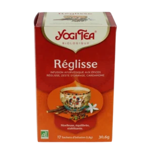 Yogi Tea – Thé Vert à la Réglisse (17 Sachets d’Infusion)