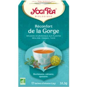 Yogi Tea – Réconfort de la Gorge (17 Sachets d’Infusion)